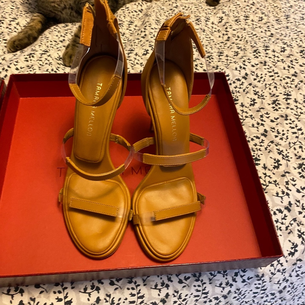 Tamara Mellon Frontline  105 sandal NEW NEVER WORN